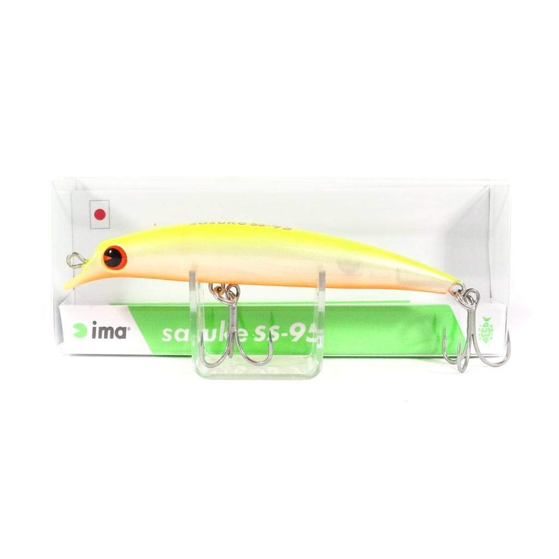 Ams Design (ima) Minnow Sasuke SS 95mm 10g Chartreuse Back