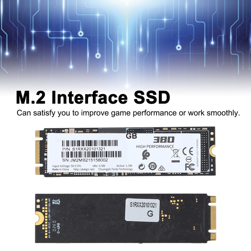 SSD M.2 / NGFF Interface Full Power Mode Fast Speed