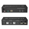 KVM Switch Dual Monitor DisplayPort 4K @ 60Hz Extended Display,