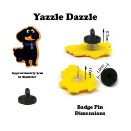 Dachshund Weiner Apparel Pin Badge Pin Lapel Pin Unisex Yazzle Dazzle Puppy Dog Golden Labrador Retriever Bulldog Frenchie Golden Labrador Chihuahua Maltese Weiner Dachshund Saint Bernard Doberman Rottweiler Dane Pet