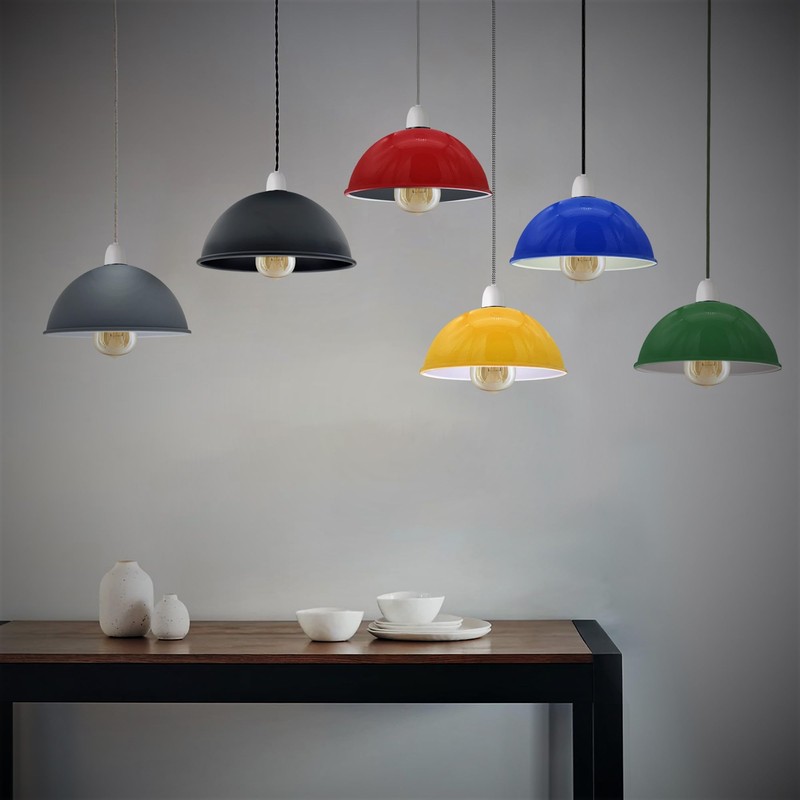 LEDSone Metal Lampshade Easy Fit Retro Industrial Ceiling Lighting Pendant