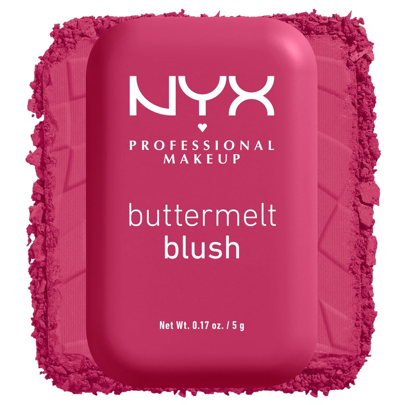 NYX Professional Makeup Buttermelt Blush, Rubor en Polvo, con hasta