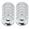 ZZHXSM 12 PCS 1/2 Inch Chrome Plated Stainless Steel Pipe