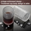 Consou Large Glasses Set of 6, 15 oz Hobnail Glassware