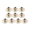 sourcing map M10x37x2.5mm Brad Hole Tee Nut Carbon Steel T-Nuts