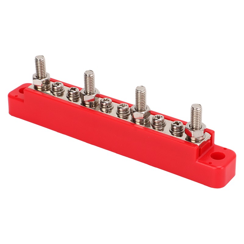 10 Way Power Distribution Block Bus Bar M6 Studs M4