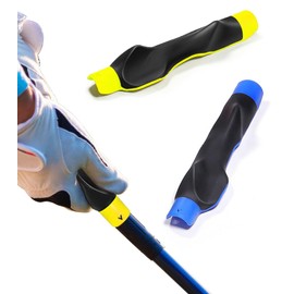 FVVWVV 2 Pcs Golf Grip Trainer, Golf Training Aid Right Hand, Lightweight Golf Swing Trainer, Grip Trainer Golf Club to Help Train Correct Hand Position