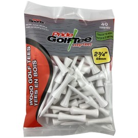 Pride Step Tee 2-3/4 Inch 40 Count White