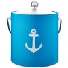 Kraftware Pastimes 3qt (Anchor, Process Blue) Ice Bucket, Small