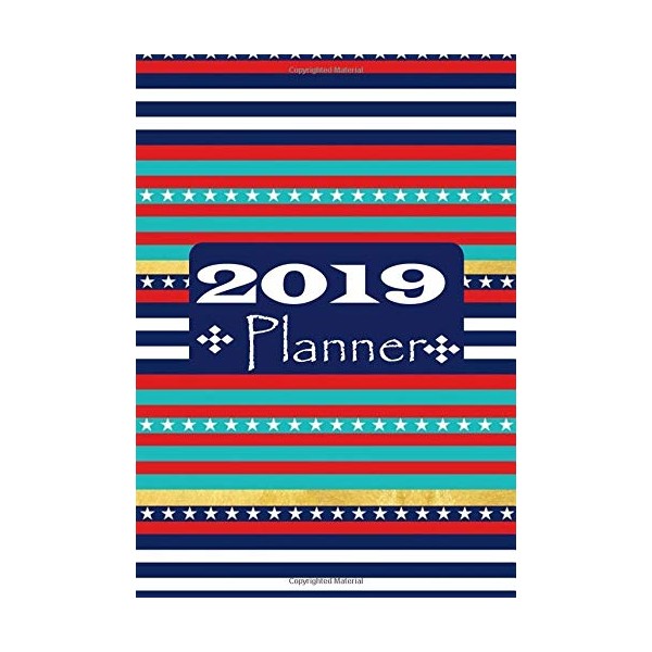 2019 Planner: Essential Daily Weekly And Monthly Schedule Diary, Calendar