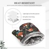 Cute Snail Mushroom Oven Mitts and Pot Holders Sets of