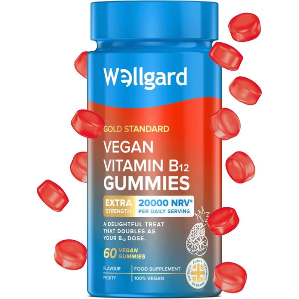 Wellgard Vegan Vitamin B12 Gummies – High Strength B12 Supplement