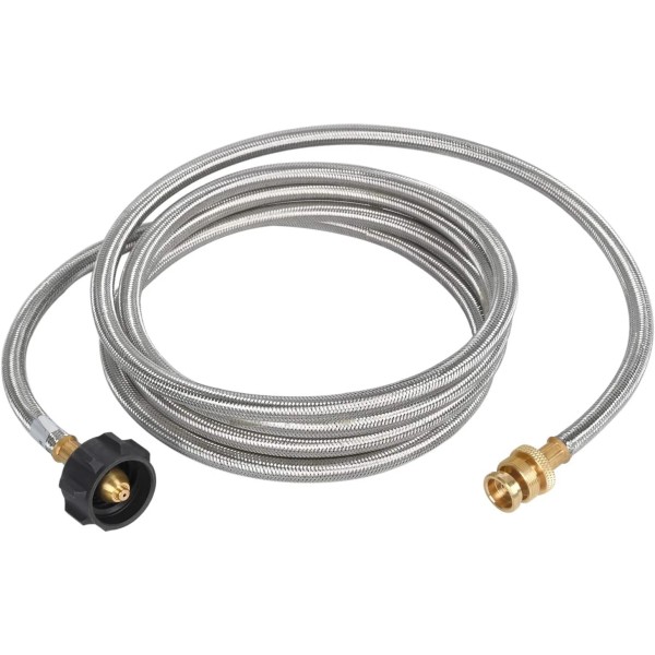 No Brand Gassaf 12FT Propane Hose - Propane Adapter 1