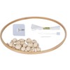 DIY Wind Chimes Kit Round Wood Beads Crafts Ornaments Hand
