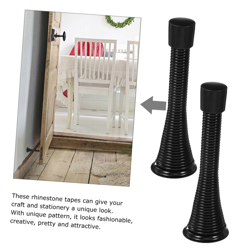NOLITOY Extra Long Door Stoppers 12pcs Spring Door Stops for