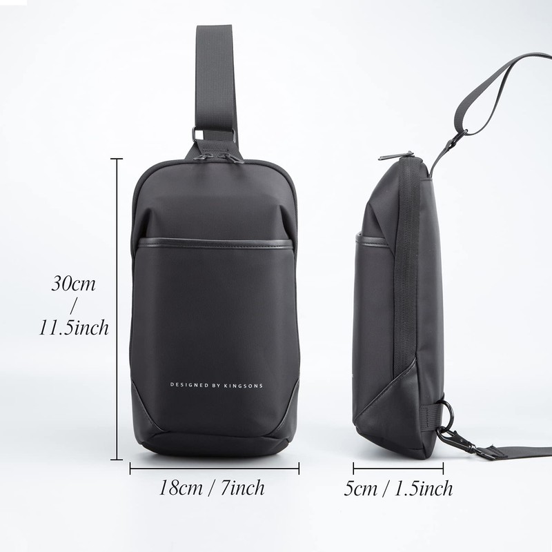 Kingsons Body Bag, Shoulder Bag, Popular Crossbody Bag, Men's, Small