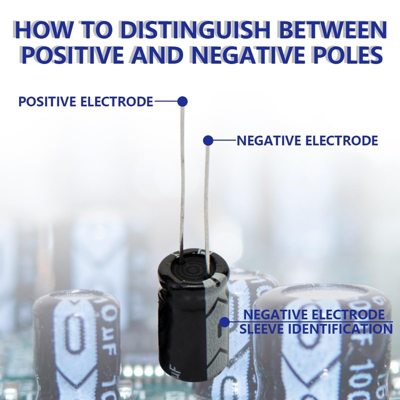 Innfeeltech Electrolytic Capacitors 10uF 25V Aluminium Radial Electrolytic Capacitors Pack