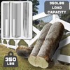 2 Pack Hot Dipped Galvanized Wood Post Mount Tower/Vinyl Fence