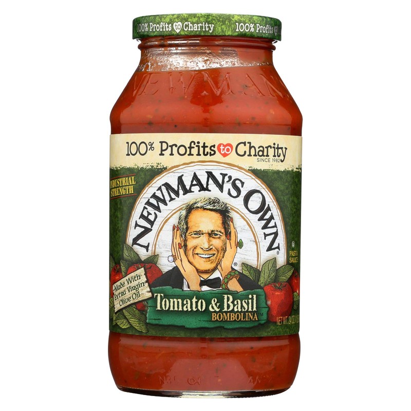 Newman's Own Tomato & Basil Pasta Sauce, 24 oz