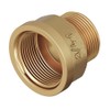 Adapter 3/4" Male x 1 “ Female Threaded Brass Construction