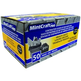 Petoskey Plastics 42 Gallon Heavy Duty Contractor Bag, 50" x 32" x 3mil