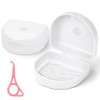 OFFCUP Braces Box with Aligner Removal Tool Clip Box Portable