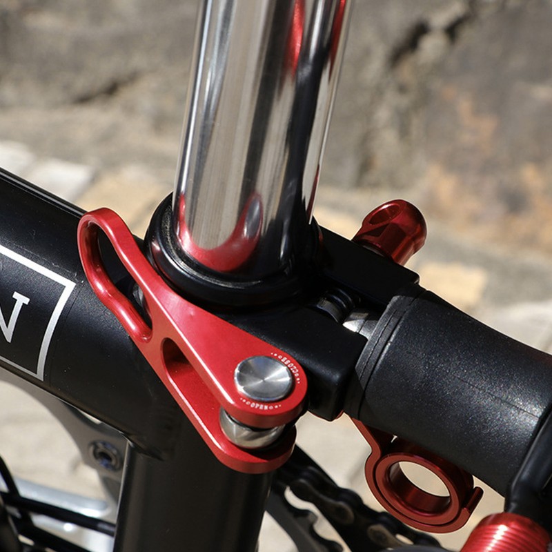 Quick Release Bike Seatpost Clamp Handle And Rear Frame Clip