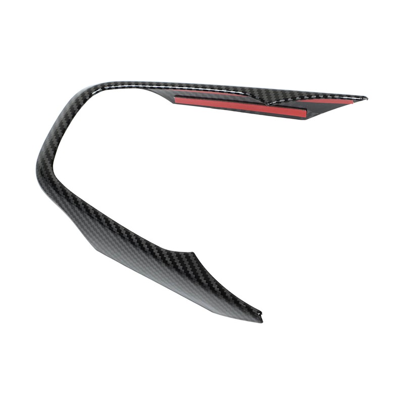 Steering Wheel V Shape Trim Panel Carbon Fiber Style Frame