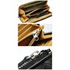 Berkut Croco Embossed Cowhide Leather Plated, Long Wallet, YKK L-Shaped