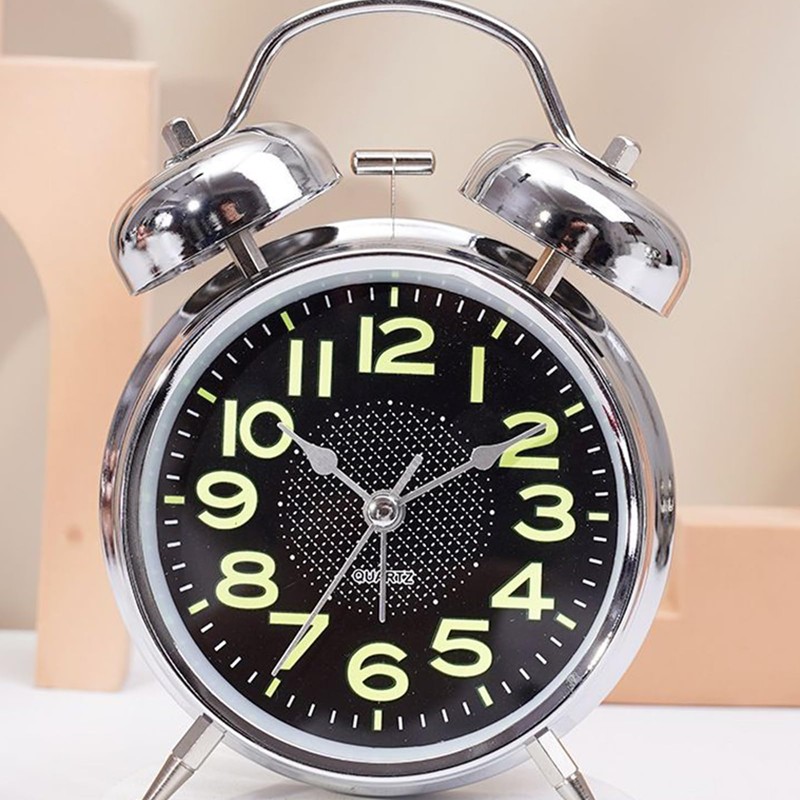 Bell Alarm Clock - Wind up Clock Luminous - Timer