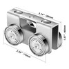 AnExer 4 Wheel Trolley Assembly, Light Duty Trolley Rollers for