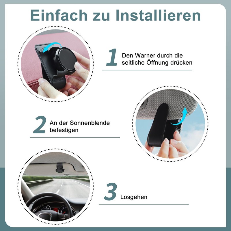 mylovetime Sun Visor Mount Compatible with Ooono Co-Driver No2, Holder