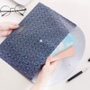 4Pcs Folders Plastic A4 Floral Printed Document Folder Plastic Wallets