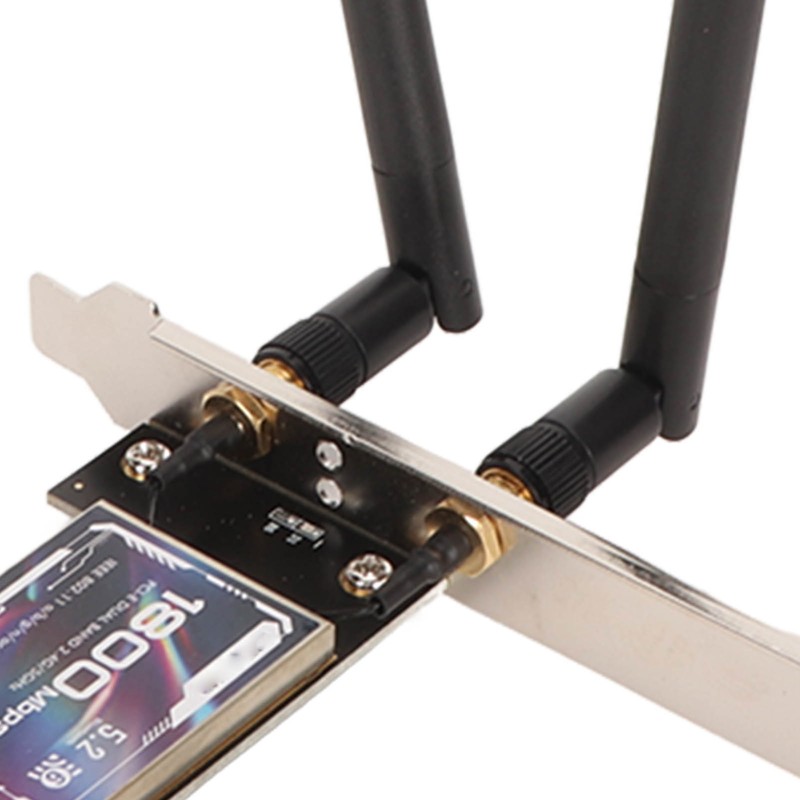 WiFi6 AX1800 PCIe WiFi Adapter Bluetooth 5.2 WPA3 802.11AX Dual