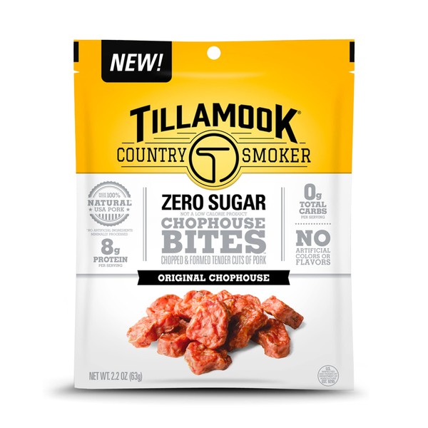 Tillamook Country Smoker Zero Sugar Original Chophouse Bites 2.5 oz