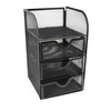 Huron Desktop Mini 3-Drawer Supplies Organizer (1/4/24/96) (4 pc)