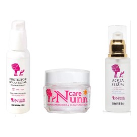 Nunn Care Crema Limpiadora + Protector Solar + Aqua Serum