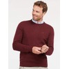 Barbour MKN0844 Harren XL Crew Neck Knitwear, red