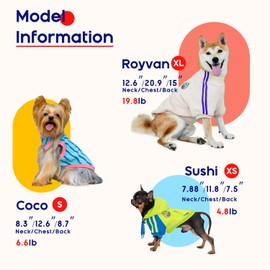 Hug Pupee Adjustable Neck Girth Dog Clothes Small Dogs Hoodie Cozy Warm Winter Pullover Clothing Sweater for Tiny Puppy Sweatershirt - Light Purple Large