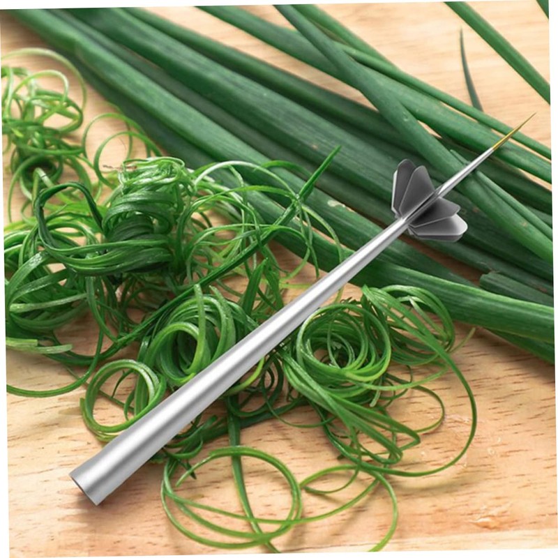 SHOWERORO 1pc Copper Needle Scallion Cutter Multifunctional Vegetable Slicer for