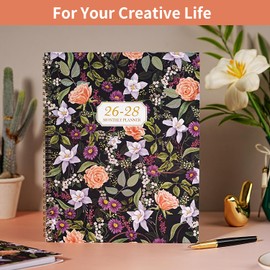 2026-2028 Monthly Planner/Calendar - 3 Year Monthly Planner 2026-2028, January 2026 - December 2028, 9" x 11", 3 Year Calendar 2026-2027-2028 with Colorful Tabs, Notes Pages, Inner Pocket