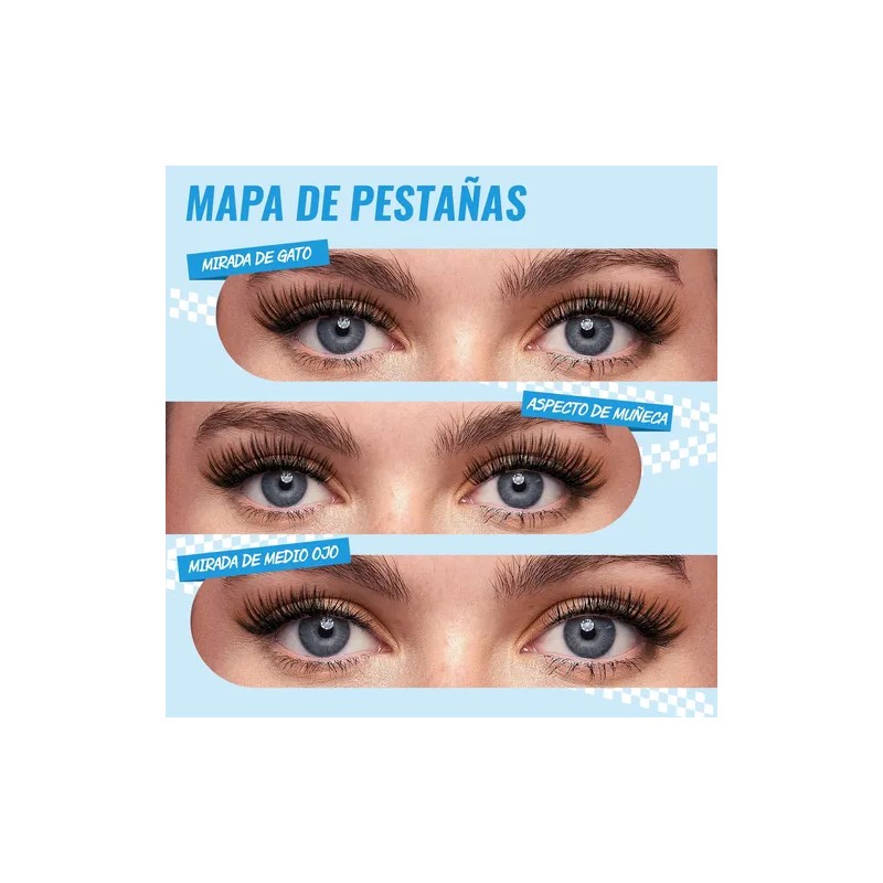 Kit De Extensiones De Pestañas 144pcs 8-18mm Volumen