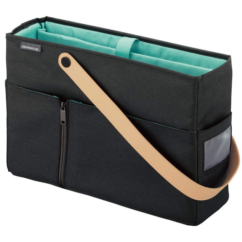 Kokuyo Mobile Bag Mo・Baco Up Black Kaha - MB12D [x3]