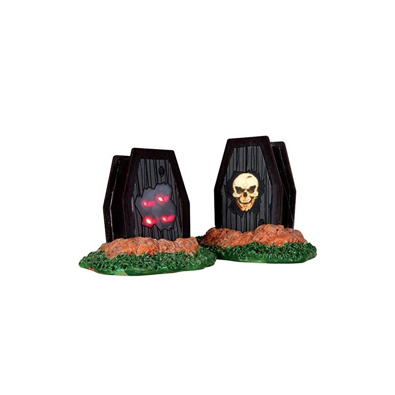 Lemax Spooky Town Coffins B/O 2pcs