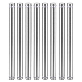 uxcell 1/2 Dia x 6-1/16"(12x154mm) Double Head Standoff Screws Acrylic Glass Nails 8pcs