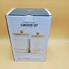 Martha Stewart Collection La Dolce Vita Textured Canisters, Set of