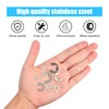 E Circlips, 200pcs Stainless Steel E Clips Assortment, 10 Sizes