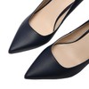 MOTIMODEN Women's Kitten Heels Closed Toe Pumps Pointed Stiletto Work