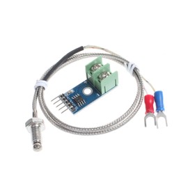 NOYITO MAX6675 Module K-Type Thermocouple Temperature Sensor Thermocouple Sensor Set M6 Screw Test Temperature Range 0℃-1024℃ 3.3-5V