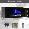 JUGREAT Safe Box with Sensor Light,Electronic Digital Security Safe Steel
